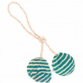 2 pelotas cuerda sisal con catnip 2 pelotas cuerda sisal con catnip